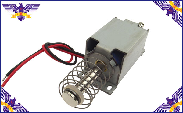 圓管加強型推式電磁鐵 彈珠機水平沖擊強力電磁鐵