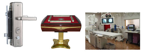 各種自動販賣機器、自動門鎖、停車設備